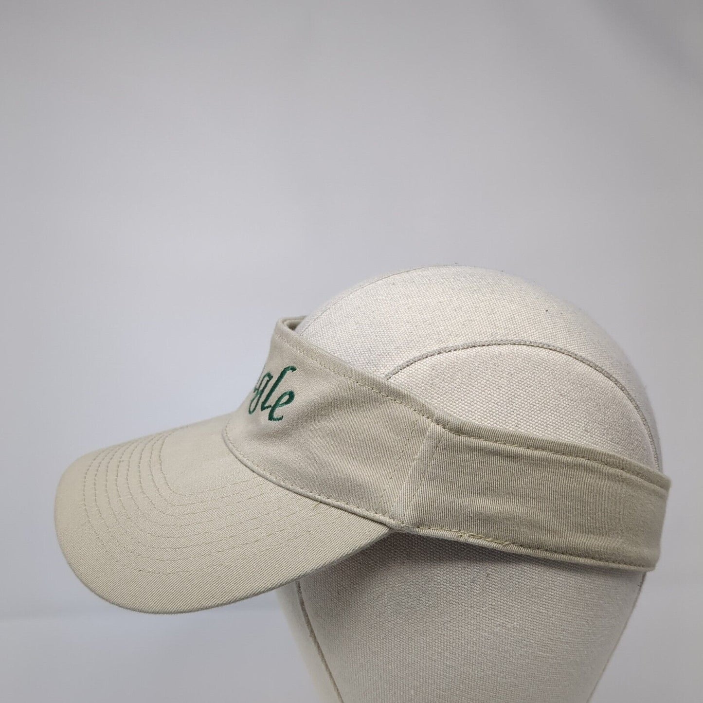 Eagle Fitted Sun Visor Hat Tan One Size Solid The Flexible Fit Otto
