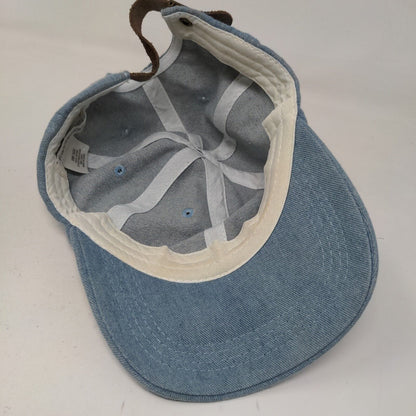 Francesca's Women's Slideback Hat Blue Size OS 100% Cotton Blank