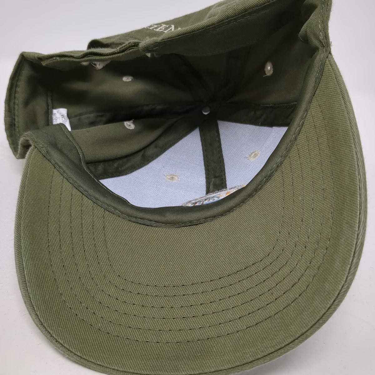 Green Baseball Cap One Size St. Maarten Martin Tropical Palm Tree Strapback Hat