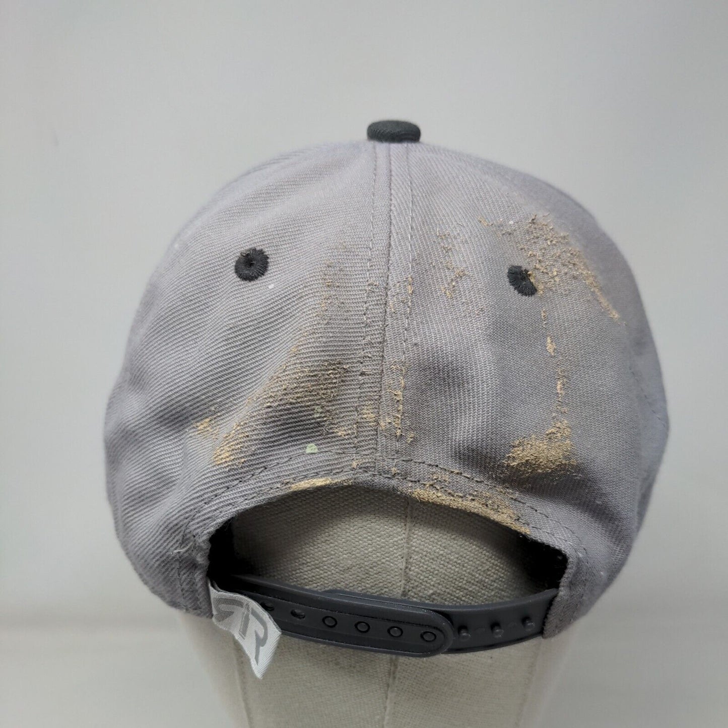 Truck Snapback Hat Gray One Size Embroidered 6 Panel Reloaded Merch