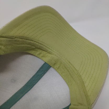 Unbranded Strapback Hat Tan One Size Solid Embroidered Adjustable