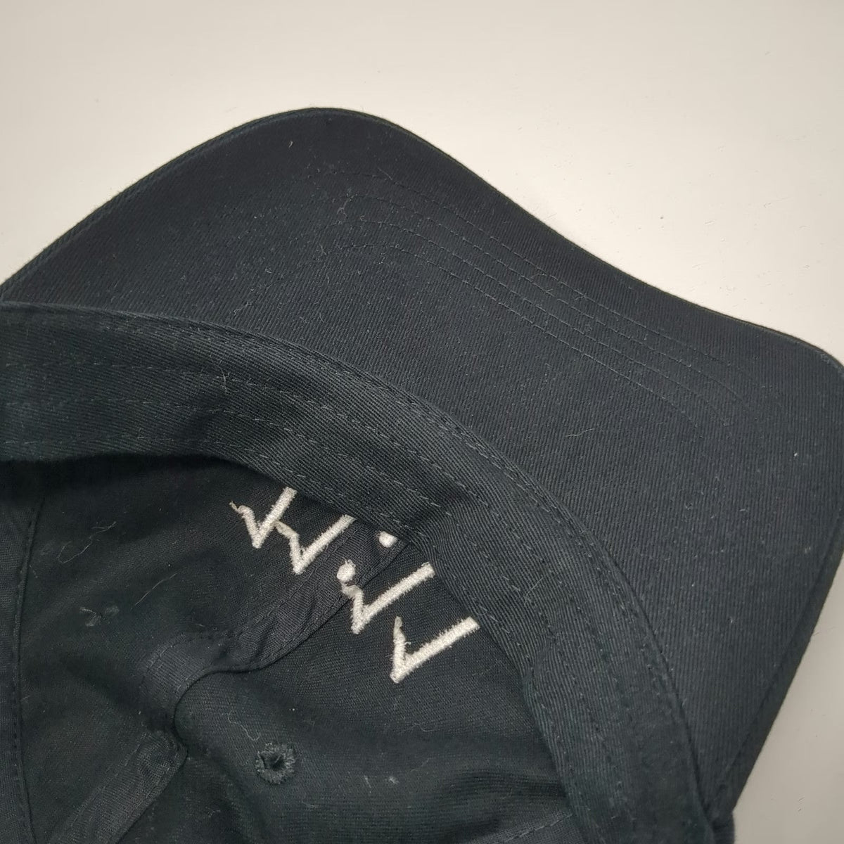 Yupoong Baseball Cap Black One Size 11:11 Embroidery Cotton Adjustable Hat