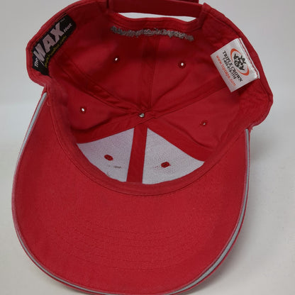 Triple Crown Baseball Cap Red One Size Anderson Products Work Strapback Hat