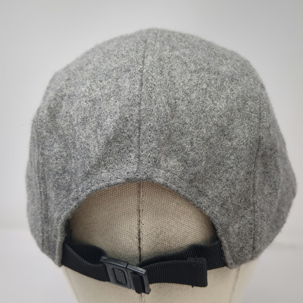 Alternative 5 Panel Hat Gray One Size Wool Boise Pennant Patch Slideback Cap