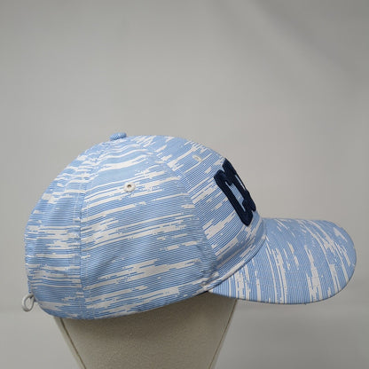 CCCC Strapback Hat Blue One Size Mid Fit Ahead Performance 6 Panel
