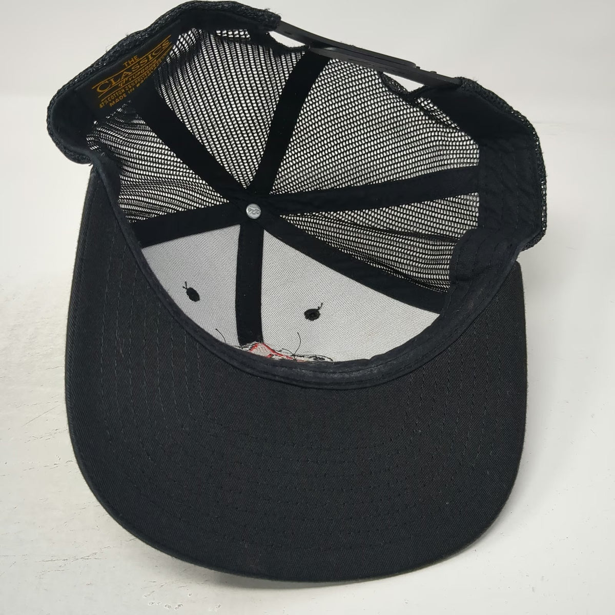 Yupoong Avery Brewing Boulder CO Trucker Hat Black One Size Mesh Back Snapback
