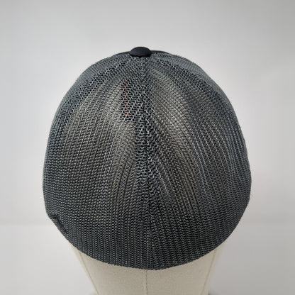 CrossFit Fireside Logo Fitted Trucker Hat Gray 6 7/8-7 3/8 Colorblock