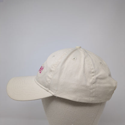 Winged Strapback Hat Tan One Size Adjustable Embroidered Port & Company