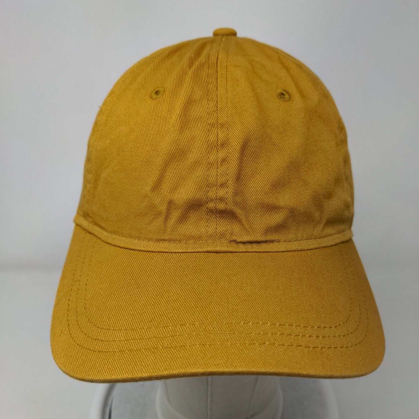Universal Thread Slideback Hat Yellow One Size Adjustable 6 Panel Blank