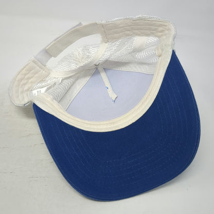Alta 5 Panel Blue White One Size Hat Mesh Back Stripe Mountain Ski Strapback