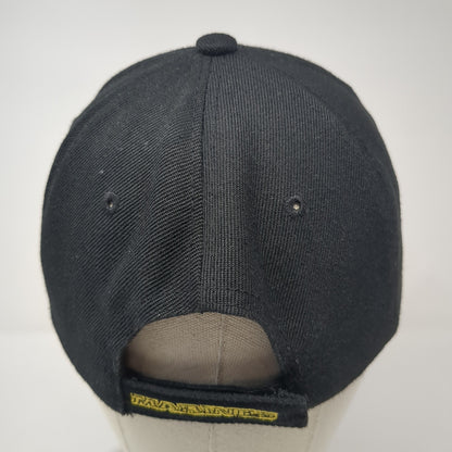 United States Marine Corps Baseball Cap Black One Size Adjustable Embroidered