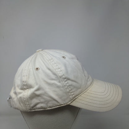 Penguin Slideback Hat Cream One Size Adjustable Patch Logo Munsingwear Cotton