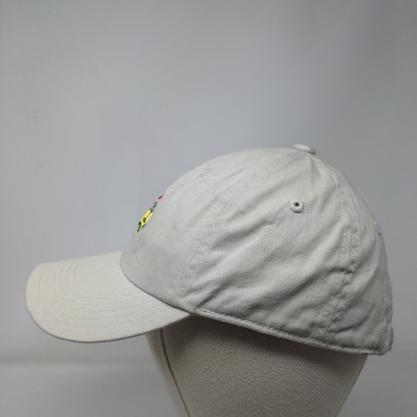Masters Golf Slideback Hat Tan One Size Embroidered American Needle