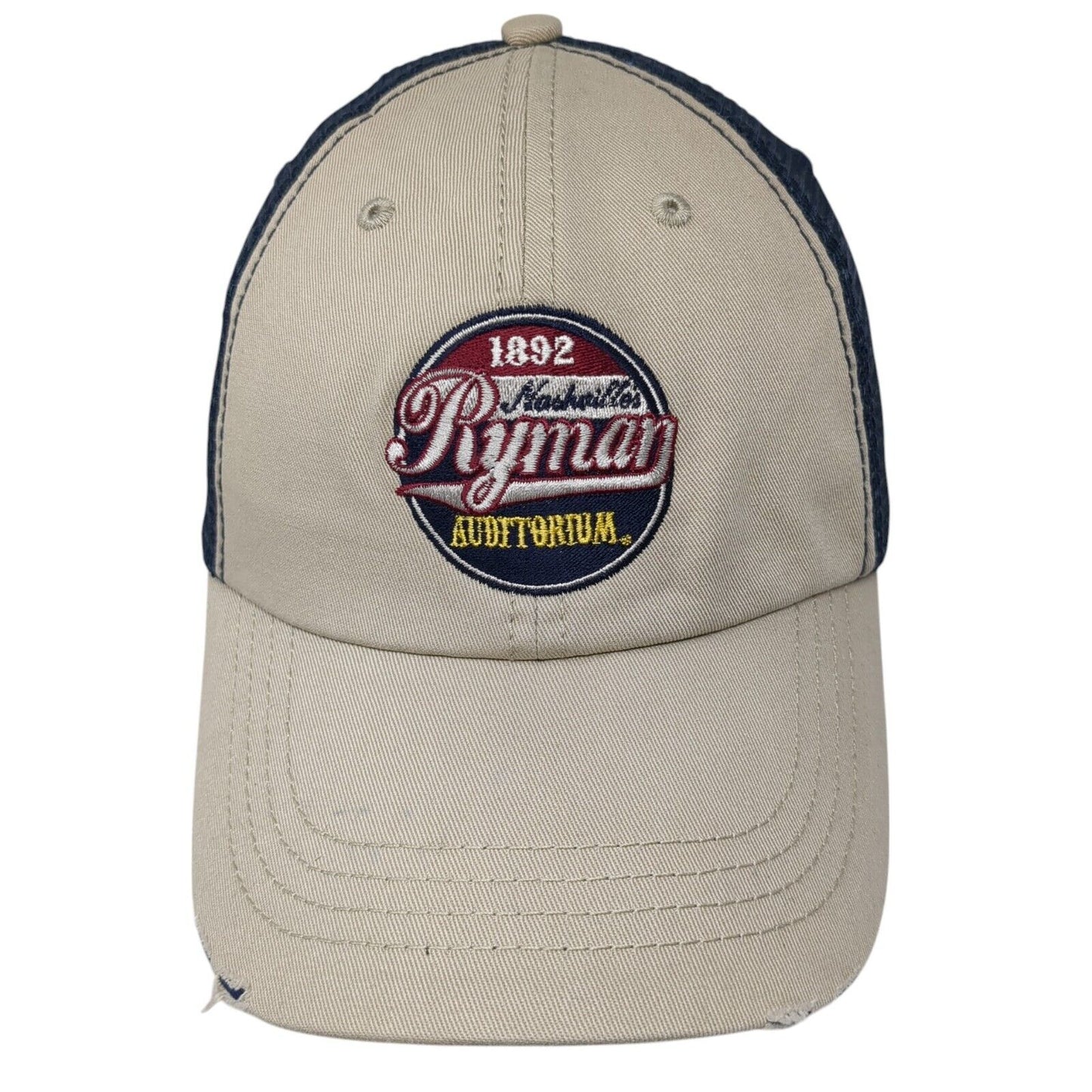 Ryman Auditorium Strapback Trucker Hat Multi One Size Mesh Back HG