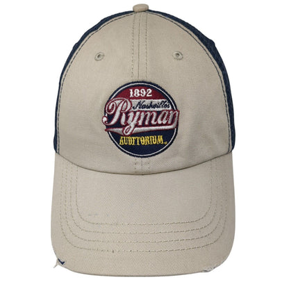 Ryman Auditorium Strapback Trucker Hat Multi One Size Mesh Back HG
