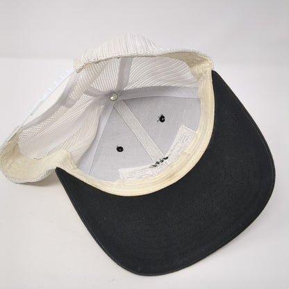 Sunrise Motors Est 1977 Snapback Trucker Hat Black OS Adjustable Mesh Richardson