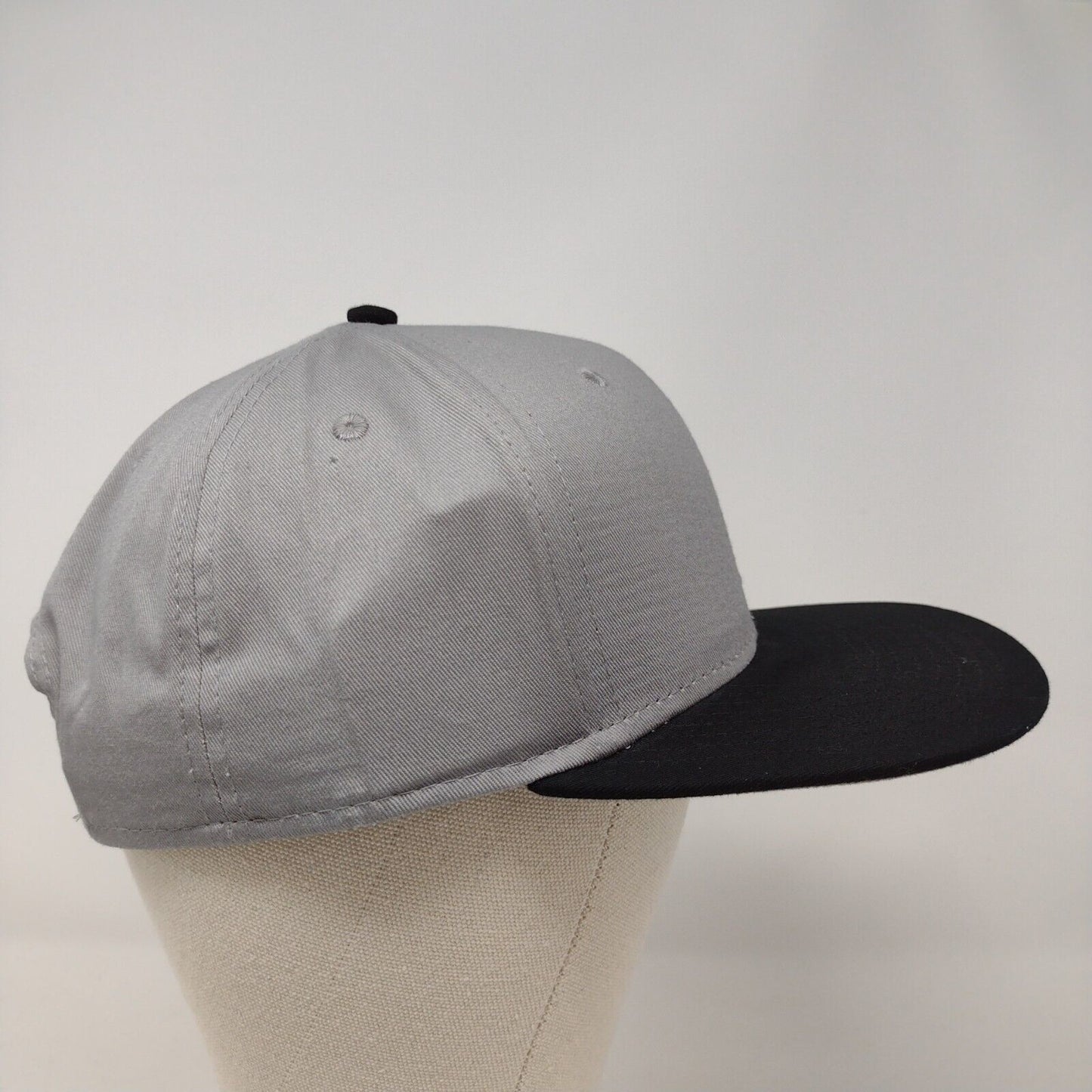 Otto Snapback Hat Gray OSFM Adjustable 6 Panel Vent Holes Colorblock