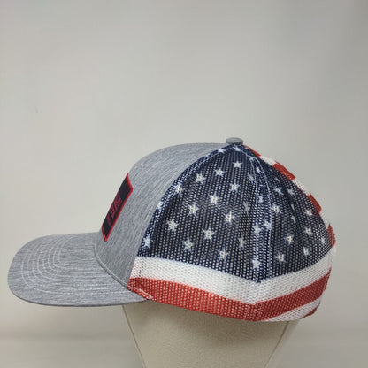 Arlington Toyota Snapback Mesh Back Trucker Hat Multi One Size American Flag