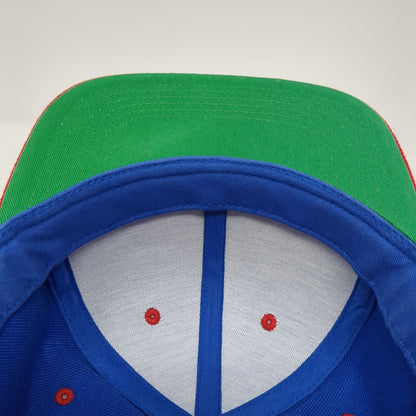 Original Chuck Snapback Hat Multicolor OS Adjustable Embroidered Colorblock