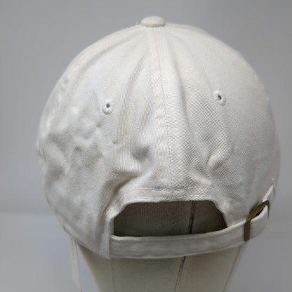 American Needle Baseball Cap White One Size Paris Embroidered Cotton Buckle Hat