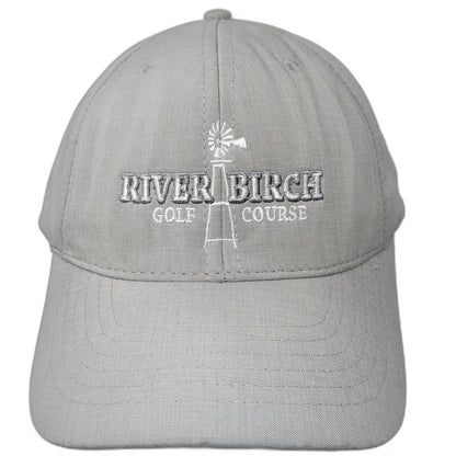 Legendary Baseball Cap Gray One Size River Birch Golf Course Windmill Logo Hat
