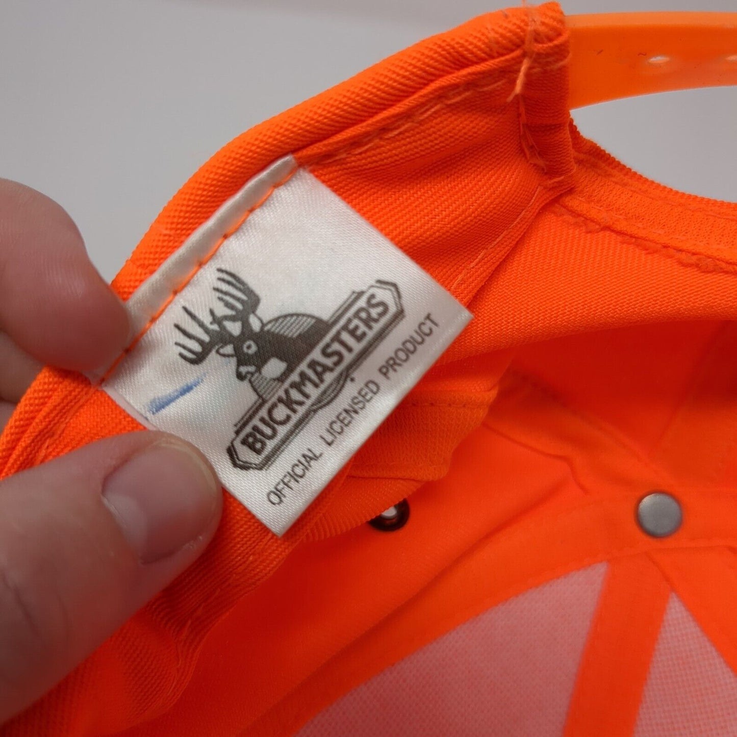 Young Bucks Outdoors Snapback Hat Youth Orange Adjustable Buckmasters