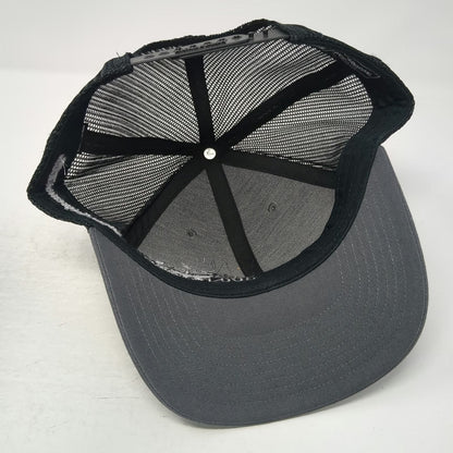 Richardson Trucker Hat Gray One Size 360 Ranch Boar Logo Mesh Snapback 112