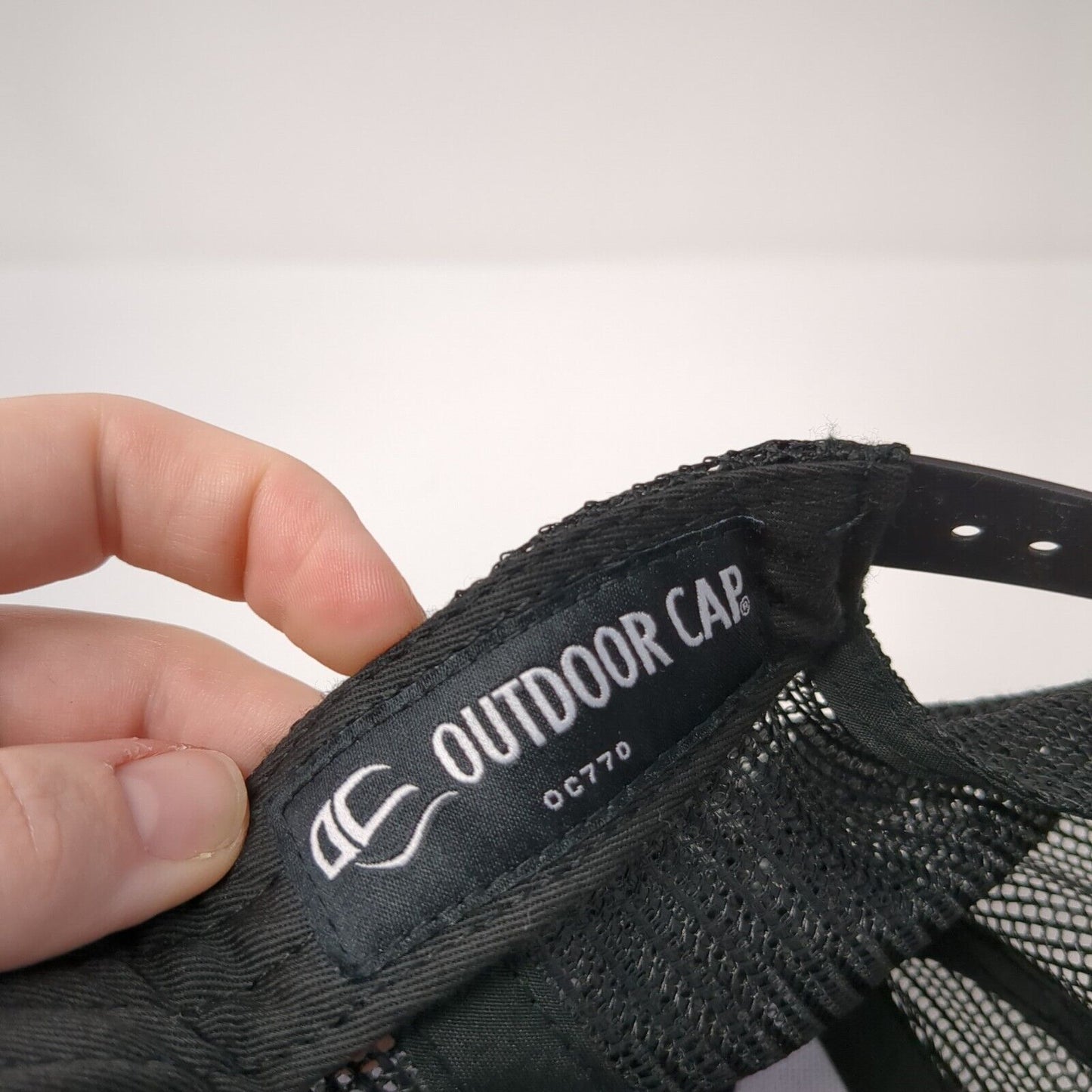 Idaho Summit Snapback Mesh Back Trucker Hat Black One Size Outdoor Cap