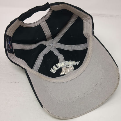 Cap America Baseball Cap Black Gray OSFM Strapback Westside Hulling Assoc Hat