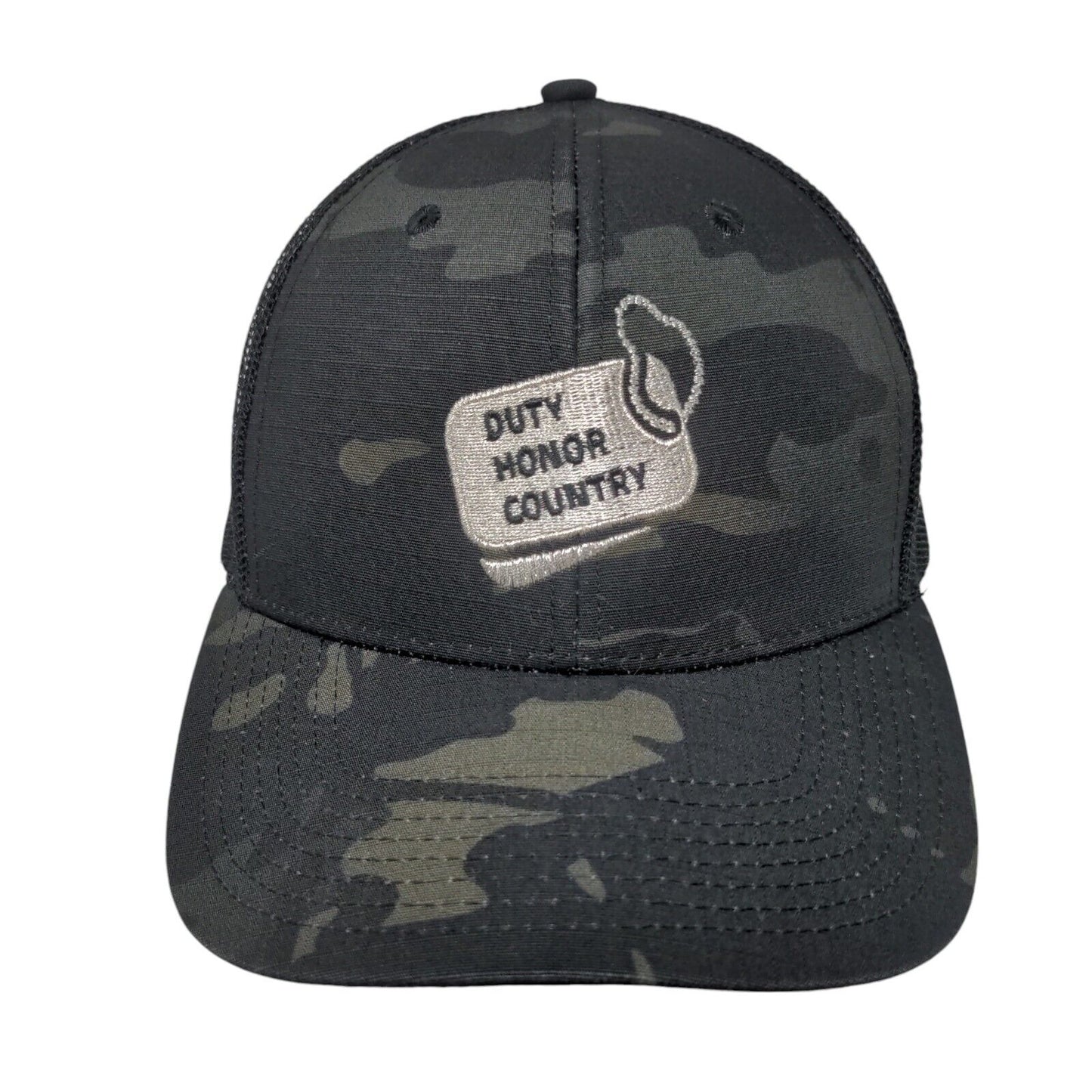 Duty Honor Country Snapback Mesh Back Trucker Hat Camo One Size Cap America