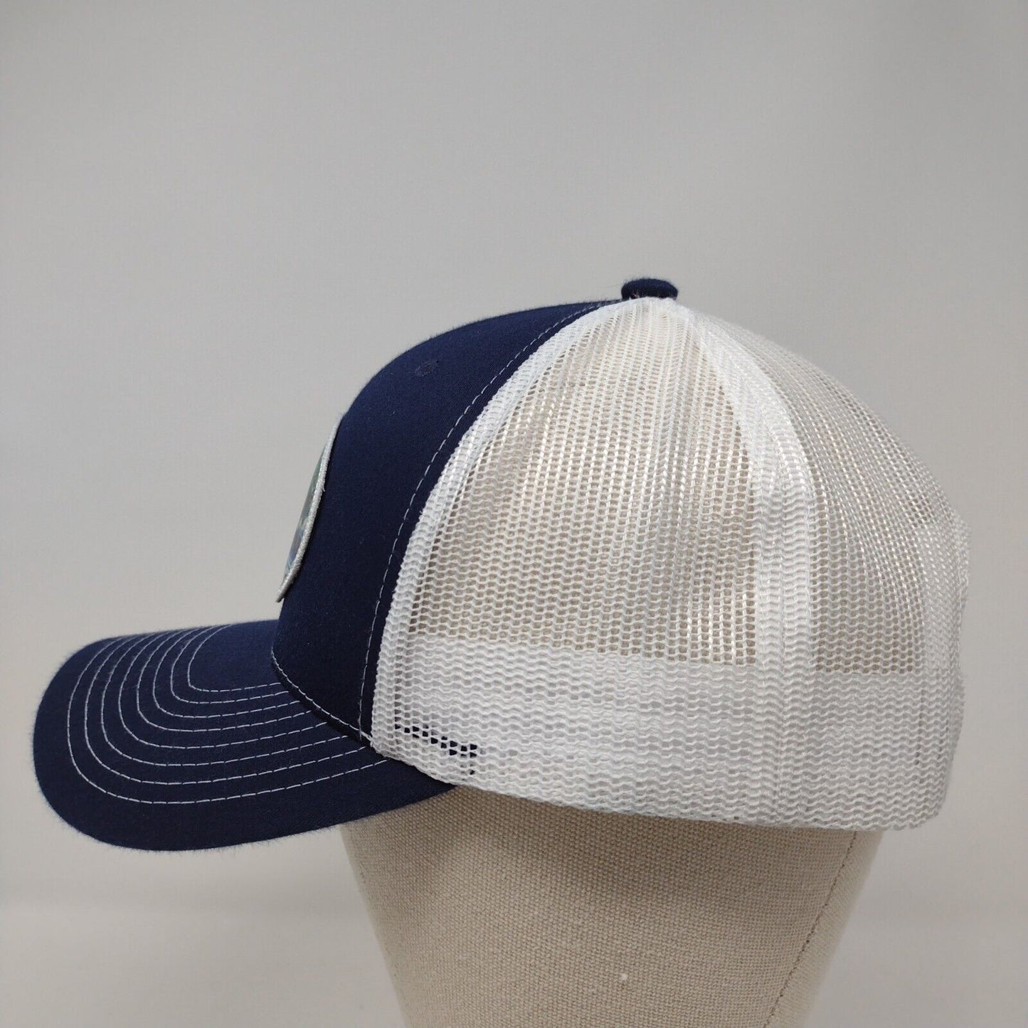 Charro Surf Snapback Trucker Hat Blue OSFA Adjustable Mesh Back 6 Panel