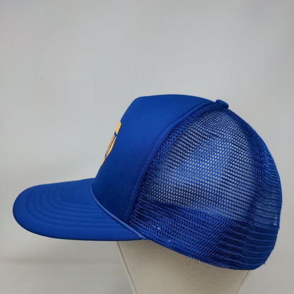 NAPA Snapback Mesh Back Rope Trucker Hat Blue OSFA Solid Sportsman