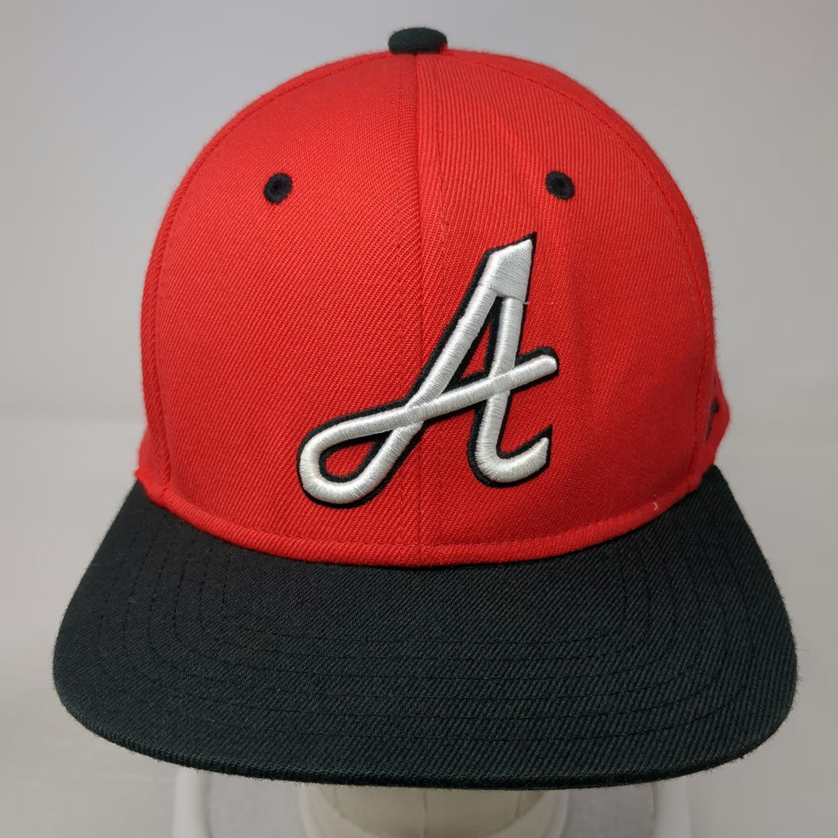 Adidas Baseball Cap Red Black One Size Script A Logo Adjustable Climalite hat