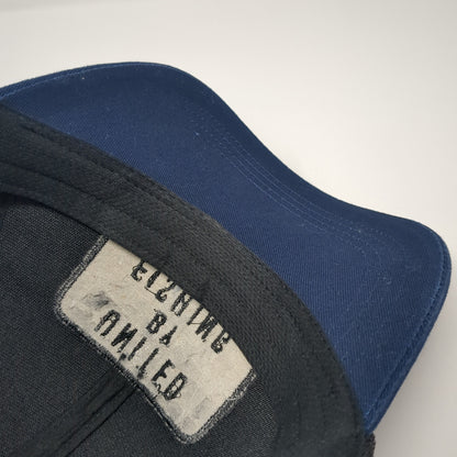 United By Fishing Fintech Snapback Trucker Hat Blue One Size Mesh Back