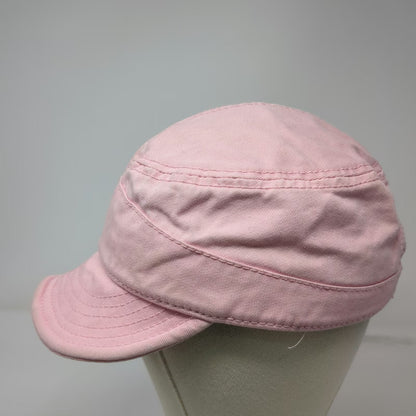 OTTO Army Cap Pink One Size United Metals Strapback Cotton Cadet Style Work Hat