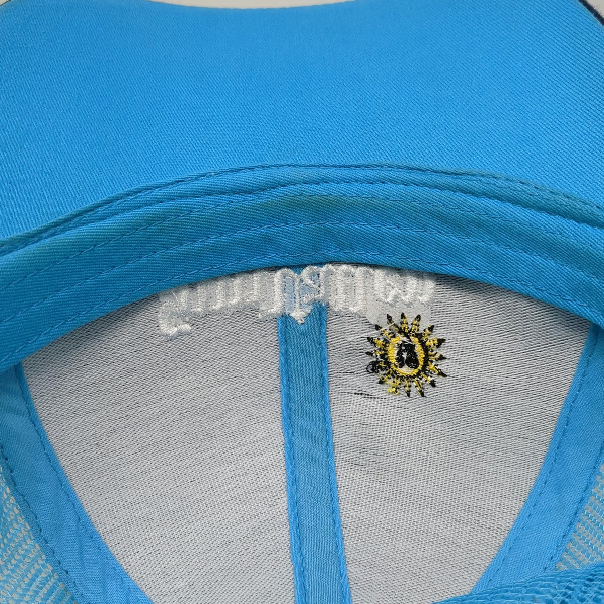 Grand Sportswear Baseball Cap Blue One Size Sun Valley Tennis Mesh Back Logo Hat