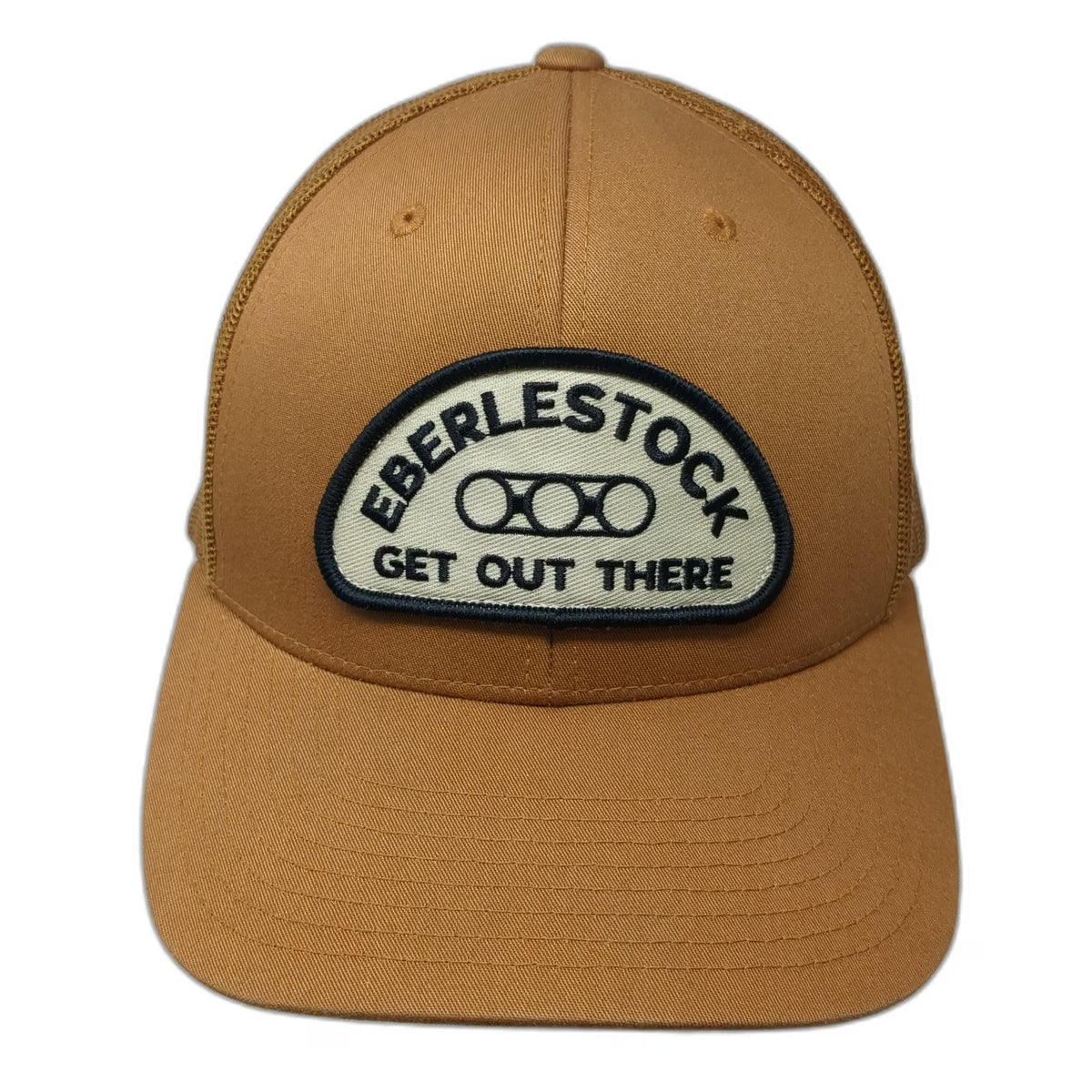 Eberlestock Trucker Hat Brown One Size Mesh Back Snapback Patch Get Out There
