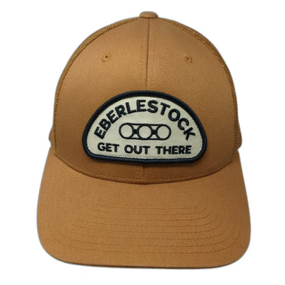 Eberlestock Trucker Hat Brown One Size Mesh Back Snapback Patch Get Out There