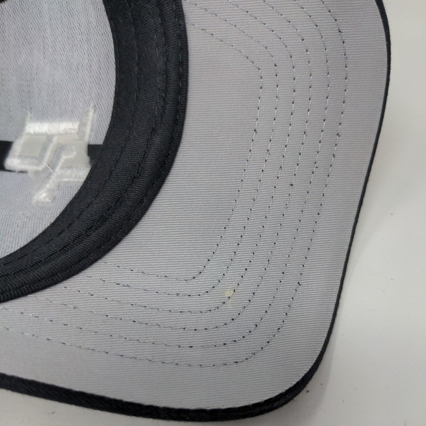 PT Poker Fitted Hat Black L/XL Embroidered 6 Panel NU-Fit Patent by KC Caps