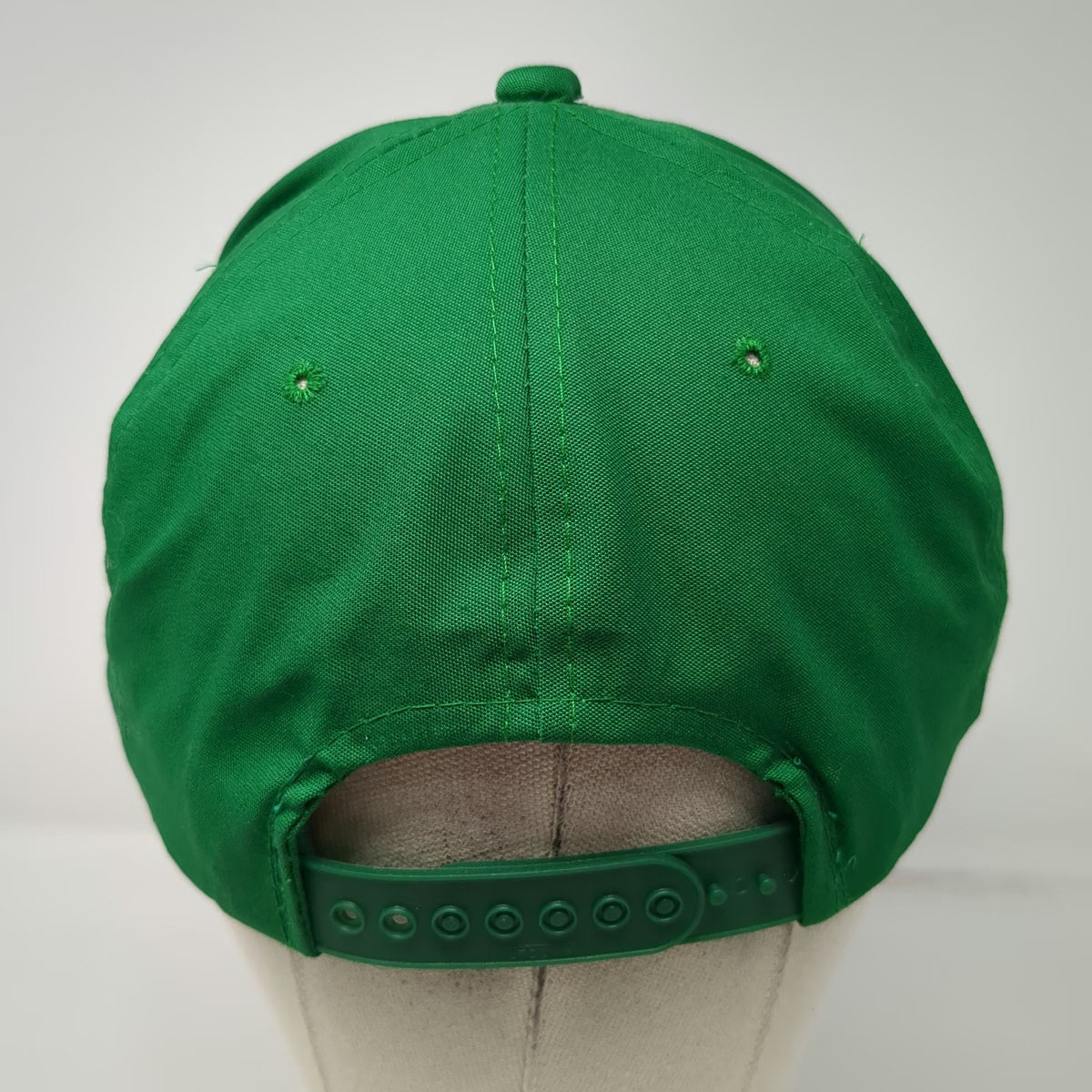 Yupoong 5 Panel Green Hat One Size Silent Floor tj Logo Rope Brim Snapback