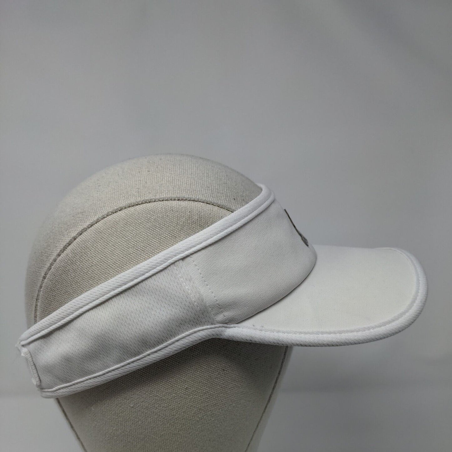 Adidas Climalite Strapback Sun Visor Hat White OSFA Adjustable Moisture Wicking