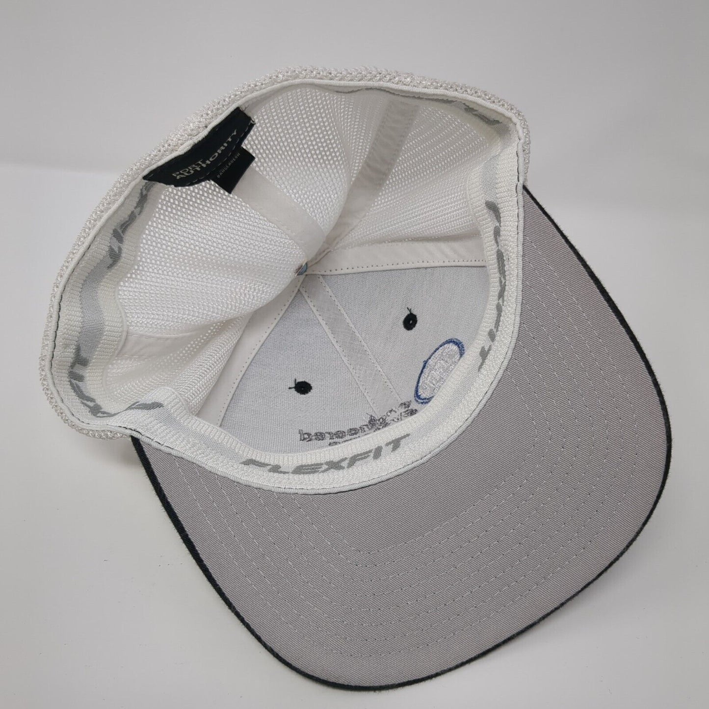 ACCO Engineered Systems Fitted Mesh Back Trucker Hat Black S/M Flexfit