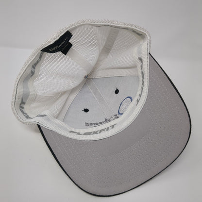 ACCO Engineered Systems Fitted Mesh Back Trucker Hat Black S/M Flexfit