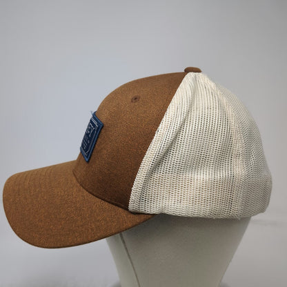 Hooey Trucker Hat Brown One Size Mesh Back Snapback Blue Underbrim Texas Hat