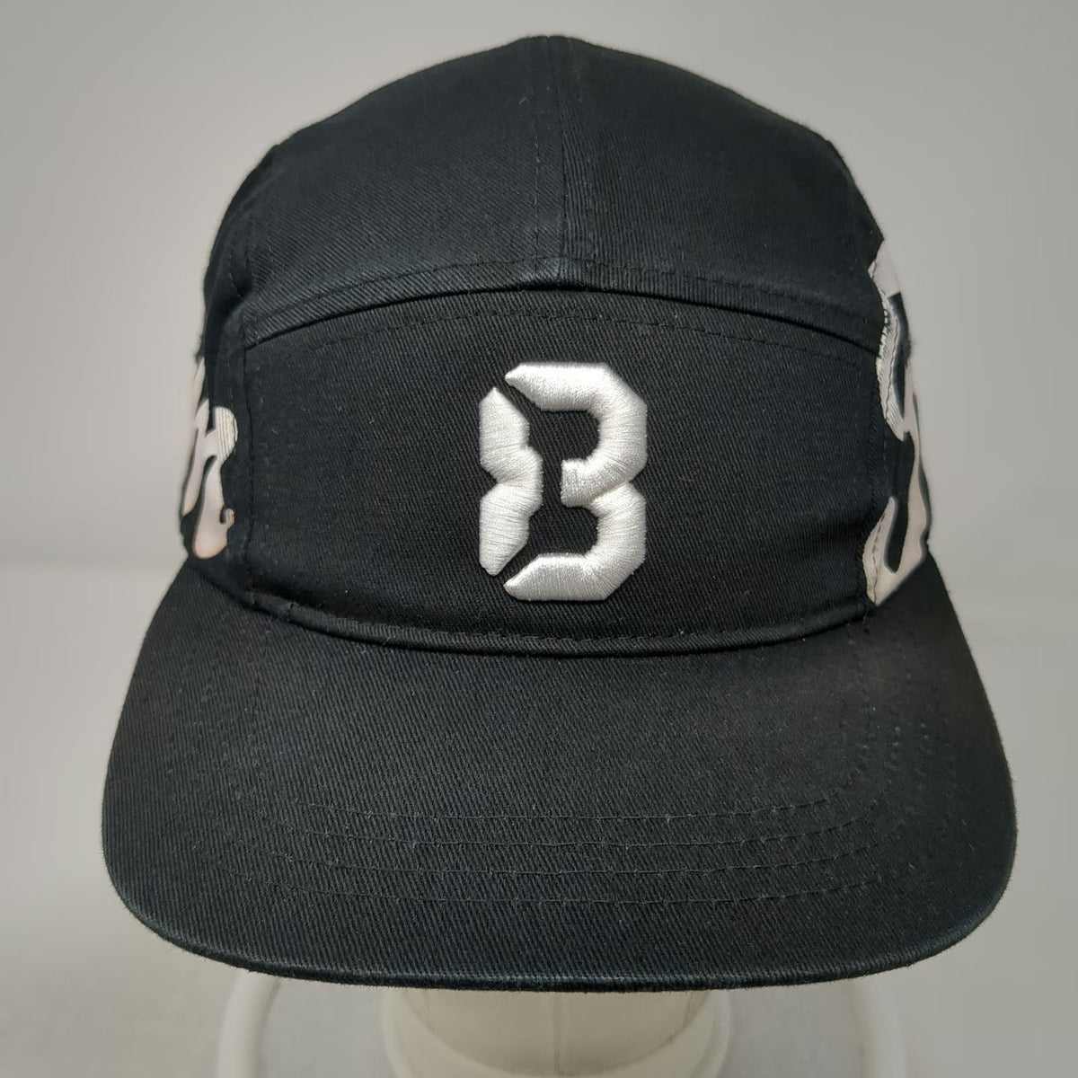 Freedom83 Clothing Co. 5 Panel Black One Size Hat Freedom Script Graphic B Logo