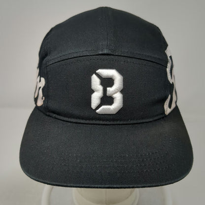 Freedom83 Clothing Co. 5 Panel Black One Size Hat Freedom Script Graphic B Logo
