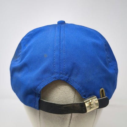 Imperial Trucker Blue One Size Salishan Tree Rope Leather Strapback Hat Vintage