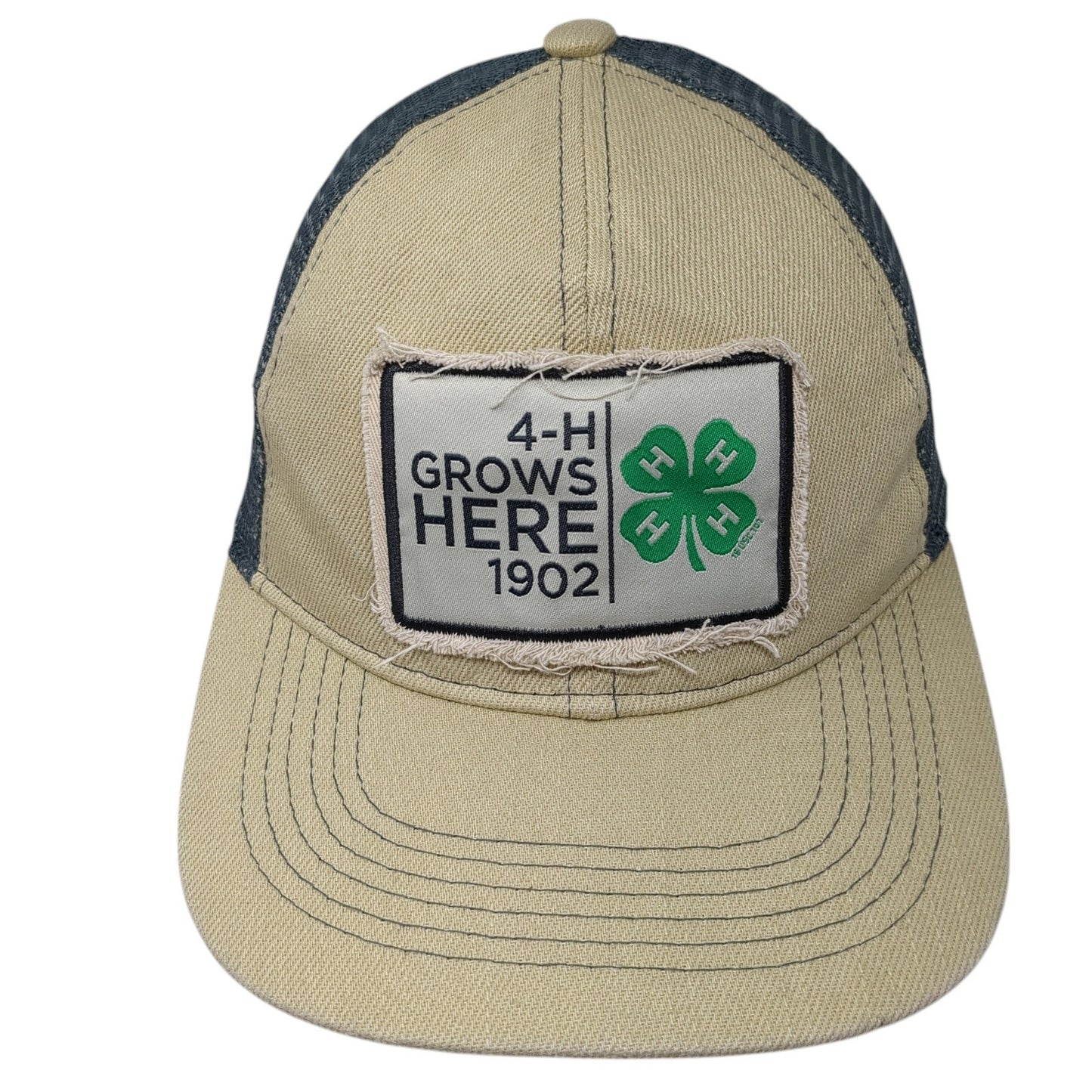 4-H Grows Here 1902 Snapback Trucker Hat Multi One Size Mesh Back
