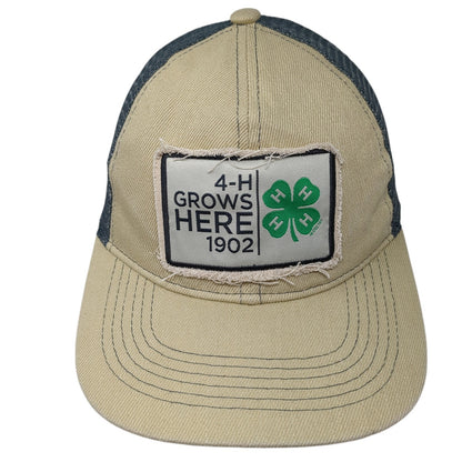 4-H Grows Here 1902 Snapback Trucker Hat Multi One Size Mesh Back
