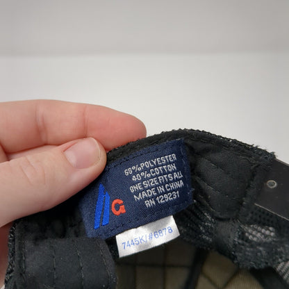 Promo Shop Snapback Trucker Hat Black One Size Mesh Back Quilted HG